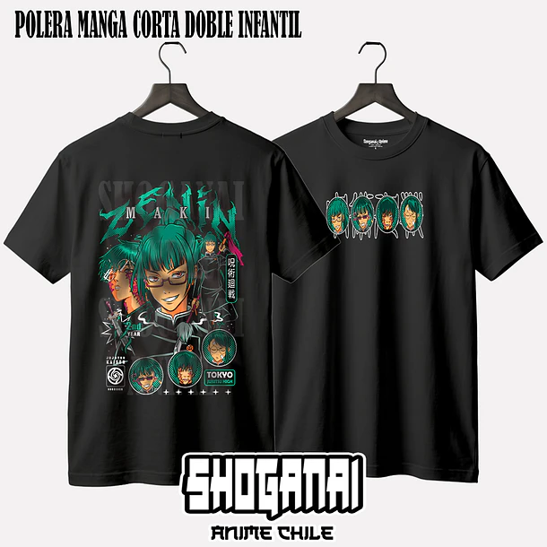 JJK54 Maki Zenin - JUJUTSU KAISEN - INFANTIL (Polera o Polerón) 3