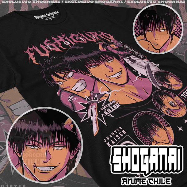 JJK55 Toji Fushiguro - JUJUTSU KAISEN - ADULTO (Polera o Polerón) 1