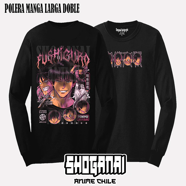 JJK55 Toji Fushiguro - JUJUTSU KAISEN - ADULTO (Polera o Polerón) 5