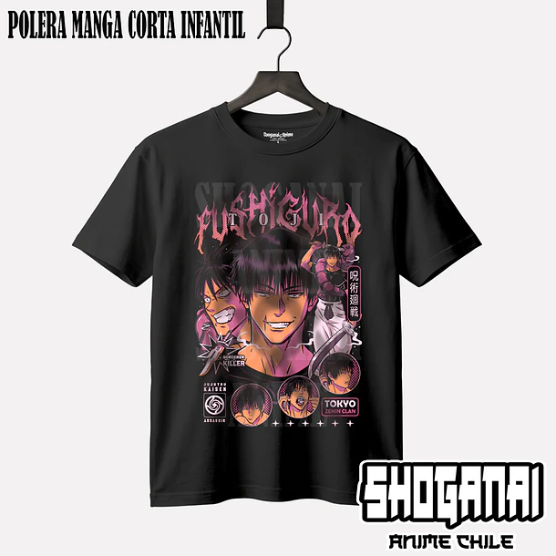 JJK55 Toji Fushiguro - JUJUTSU KAISEN - INFANTIL (Polera o Polerón) 1