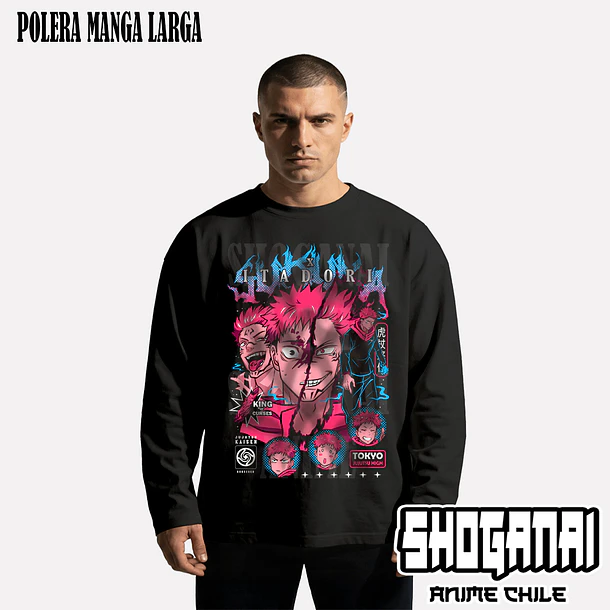 JJK56 Itadori X Sukuna - JUJUTSU KAISEN - ADULTO (Polera o Polerón) 4