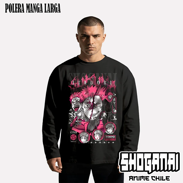 JJK56 OP2 Itadori X Sukuna - JUJUTSU KAISEN - ADULTO (Polera o Polerón) 3
