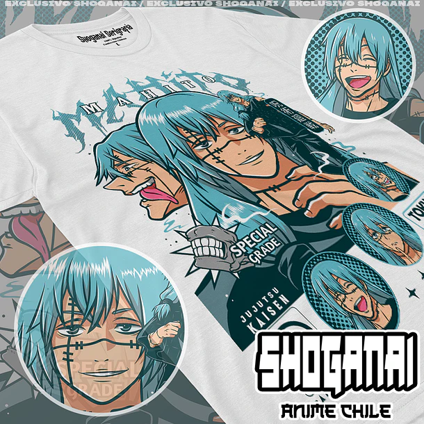 JJK57 Mahito - JUJUTSU KAISEN - ADULTO (Polera o Polerón) 2