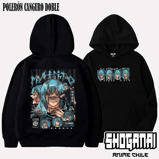 JJK57 Mahito - JUJUTSU KAISEN - ADULTO (Polera o Polerón) 6