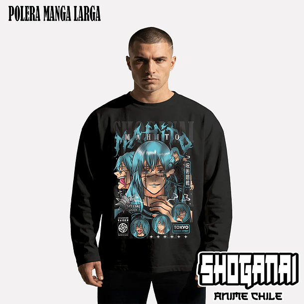JJK57 Mahito - JUJUTSU KAISEN - ADULTO (Polera o Polerón) 4