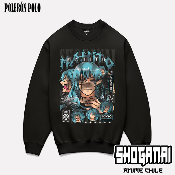 JJK57 Mahito - JUJUTSU KAISEN - ADULTO (Polera o Polerón) 7