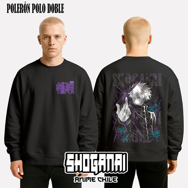 JJK60 Satoru Gojo - JUJUTSU KAISEN - ADULTO (Polera o Polerón) 7