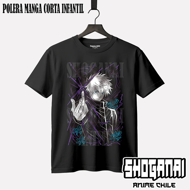 JJK60 Satoru Gojo - JUJUTSU KAISEN - INFANTIL (Polera o Polerón) 1