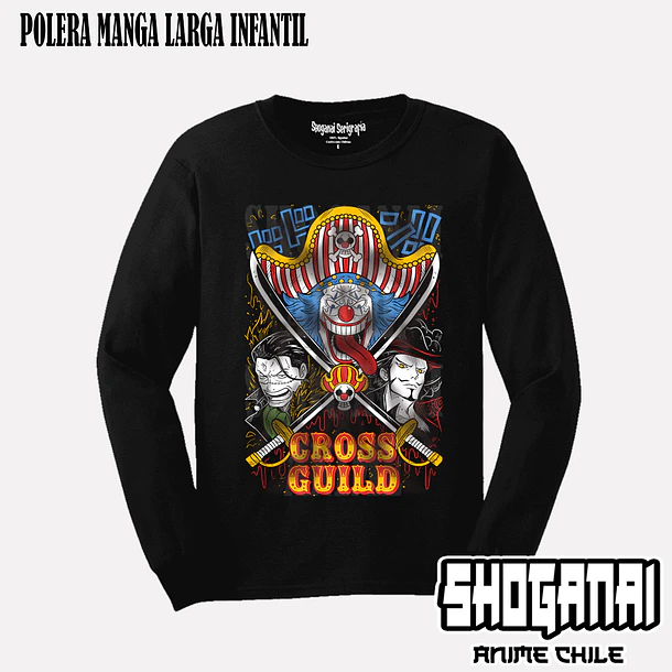 OP21 Cross Guild - ONE PIECE - INFANTIL (Polera o Polerón) 3
