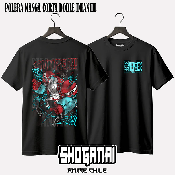 OP22 Franky - ONE PIECE - INFANTIL (Polera o Polerón) 2