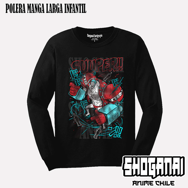 OP22 Franky - ONE PIECE - INFANTIL (Polera o Polerón) 3