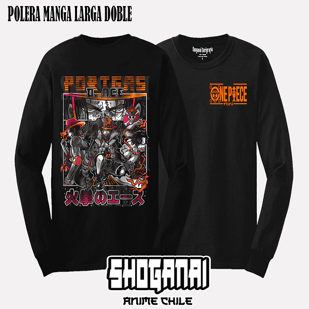 OP23 Portgas D. Ace - ONE PIECE - ADULTO (Polera o Polerón) 5