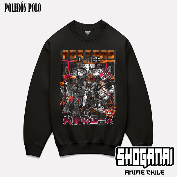 OP23 OP2 Portgas D. Ace - ONE PIECE - ADULTO (Polera o Polerón) 6