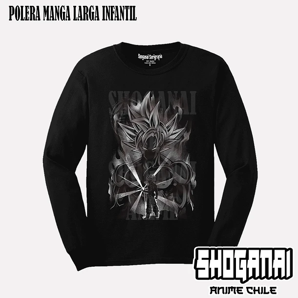 DB01 Goku - DRAGON BALL - INFANTIL (Polera o Polerón) 3