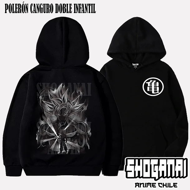 DB01 Goku - DRAGON BALL - INFANTIL (Polera o Polerón) 5