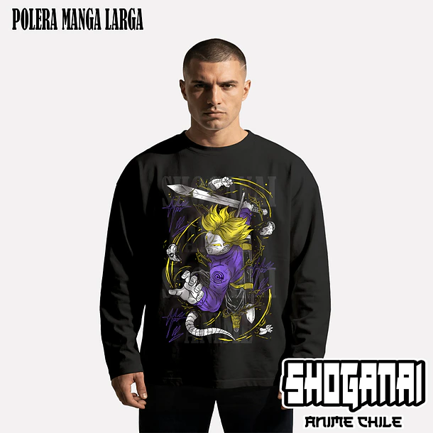 DB03 Trunks del Futuro - DRAGON BALL - ADULTO (Polera o Polerón) 3