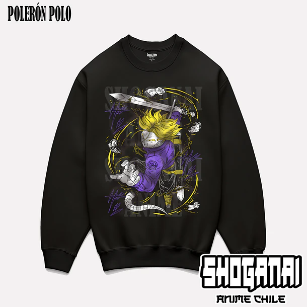 DB03 Trunks del Futuro - DRAGON BALL - ADULTO (Polera o Polerón) 6