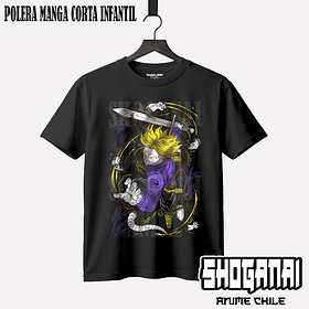 DB03 Trunks del Futuro - DRAGON BALL - INFANTIL (Polera o Polerón)