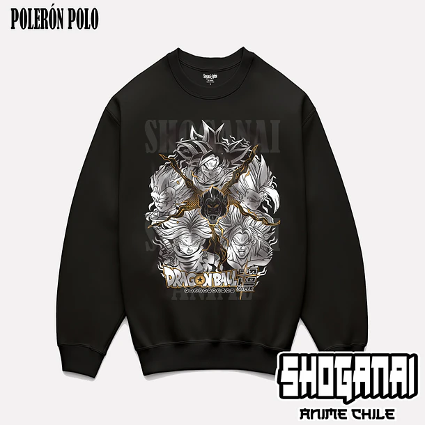 DB04 Saiyajins - DRAGON BALL - ADULTO (Polera o Polerón) 6