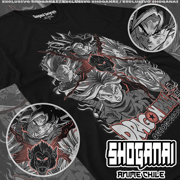 DB04 OP2 Saiyajins - DRAGON BALL - ADULTO (Polera o Polerón) 1