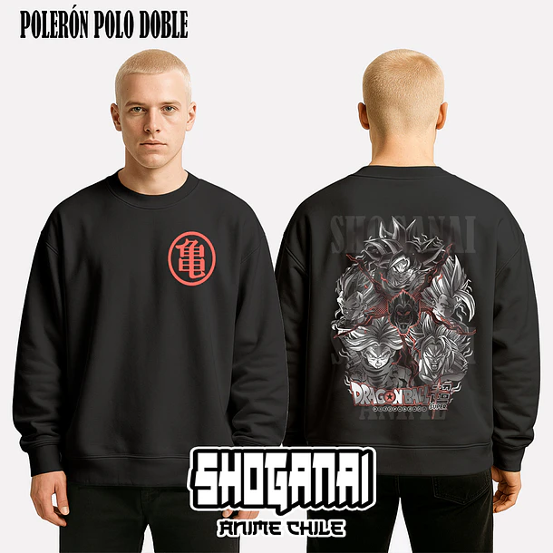 DB04 OP2 Saiyajins - DRAGON BALL - ADULTO (Polera o Polerón) 7