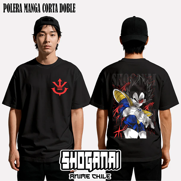 DB05 Vegeta - DRAGON BALL - ADULTO (Polera o Polerón) 2