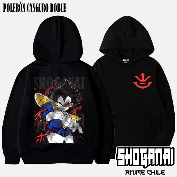 DB05 Vegeta - DRAGON BALL - ADULTO (Polera o Polerón) 5