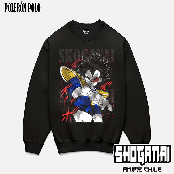 DB05 Vegeta - DRAGON BALL - ADULTO (Polera o Polerón) 6