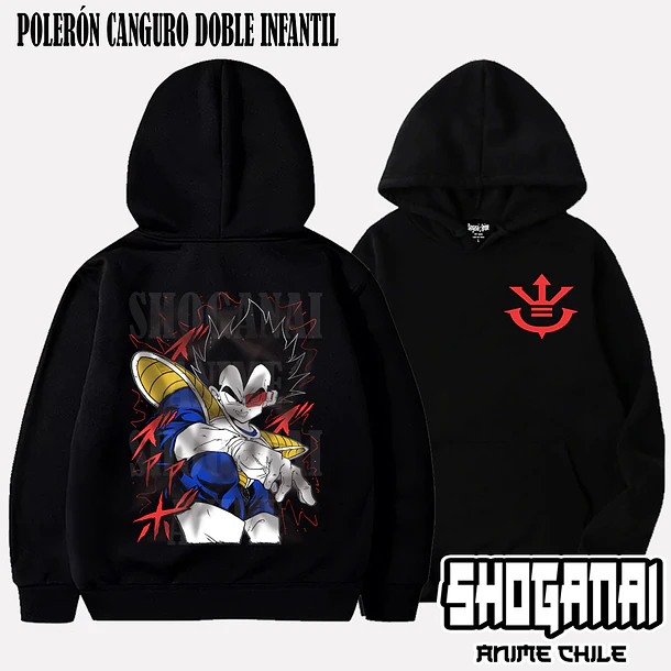 DB05 Vegeta - DRAGON BALL - INFANTIL (Polera o Polerón) 5