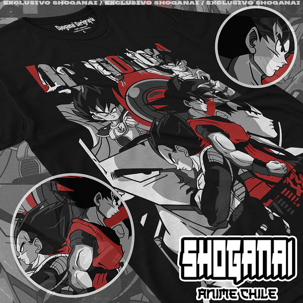 DB06 Goku y Vegeta - DRAGON BALL - ADULTO (Polera o Polerón) 1