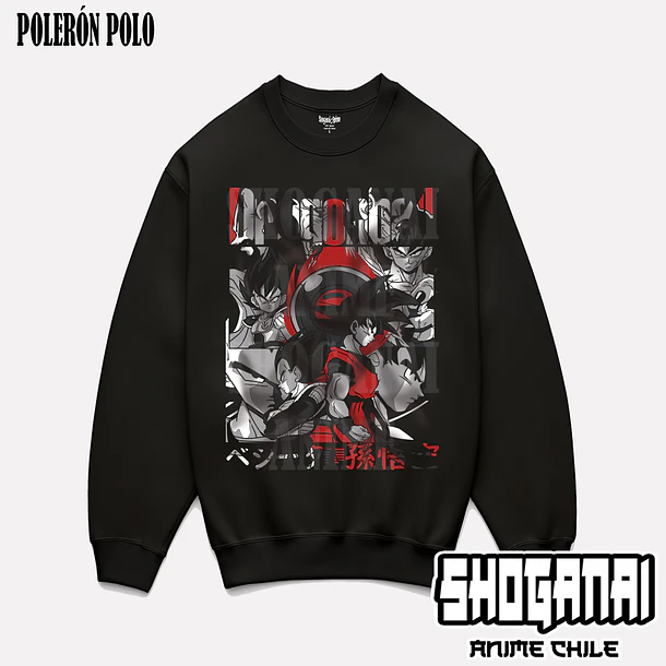 DB06 Goku y Vegeta - DRAGON BALL - ADULTO (Polera o Polerón) 6