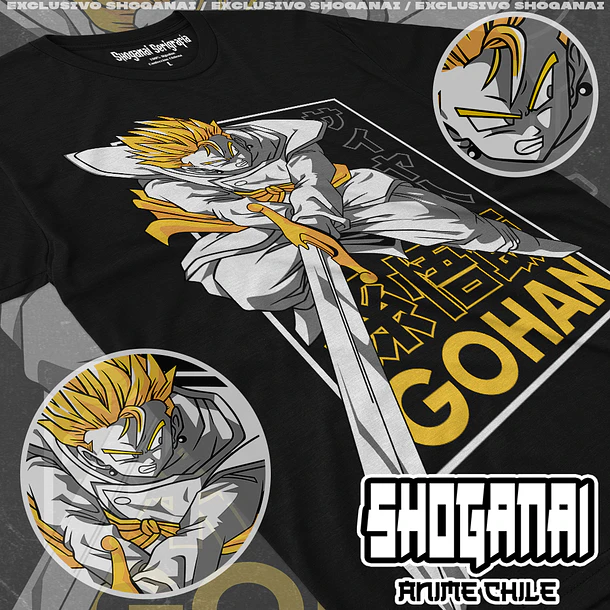 DB08 Gohan - DRAGON BALL - ADULTO (Polera o Polerón) 1