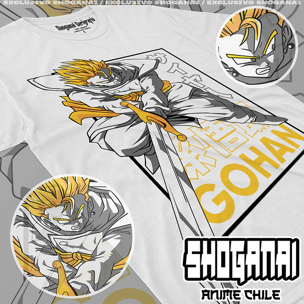 DB08 Gohan - DRAGON BALL - INFANTIL (Polera o Polerón) 2