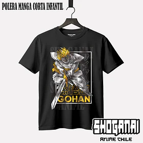 DB08 Gohan - DRAGON BALL - INFANTIL (Polera o Polerón)
