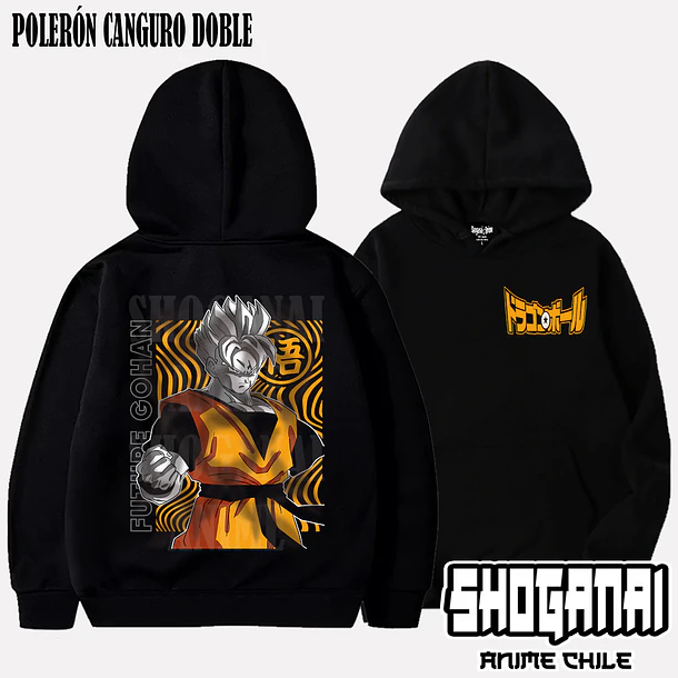 DB09 Gohan del Futuro - DRAGON BALL - ADULTO (Polera o Polerón) 6