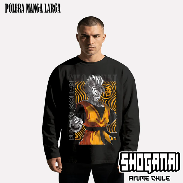 DB09 Gohan del Futuro - DRAGON BALL - ADULTO (Polera o Polerón) 4