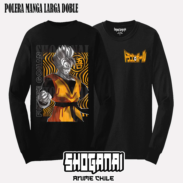 DB09 Gohan del Futuro - DRAGON BALL - ADULTO (Polera o Polerón) 5