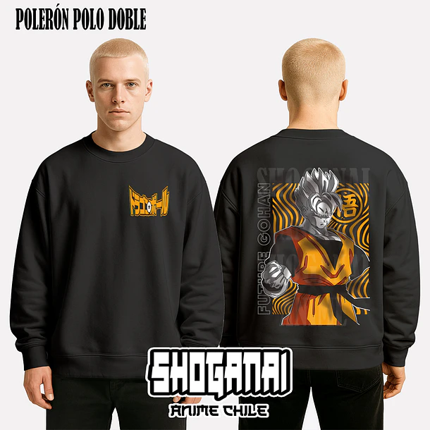 DB09 Gohan del Futuro - DRAGON BALL - ADULTO (Polera o Polerón) 8