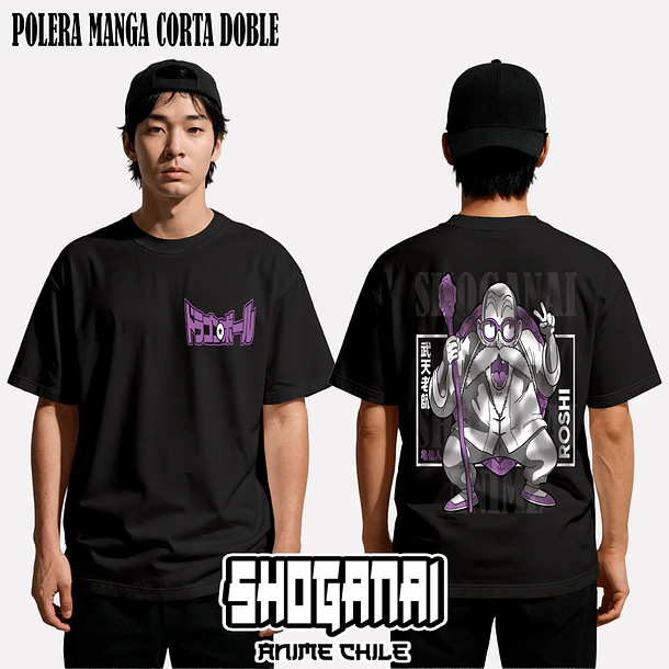 DB11 Maestro Roshi - DRAGON BALL - ADULTO (Polera o Polerón) 2