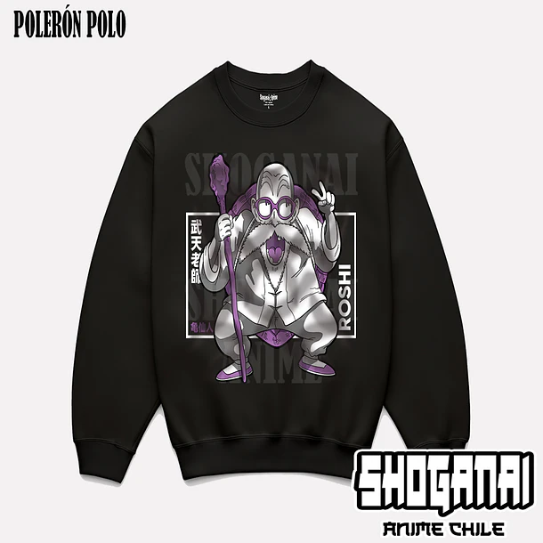 DB11 Maestro Roshi - DRAGON BALL - ADULTO (Polera o Polerón) 6