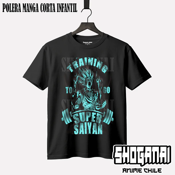 DB12 Gohan GYM - DRAGON BALL - INFANTIL (Polera o Polerón) 1