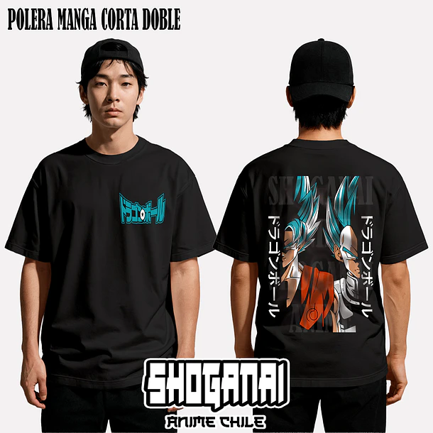 DB13 Goku y Vegeta Blue - DRAGON BALL - ADULTO (Polera o Polerón) 2