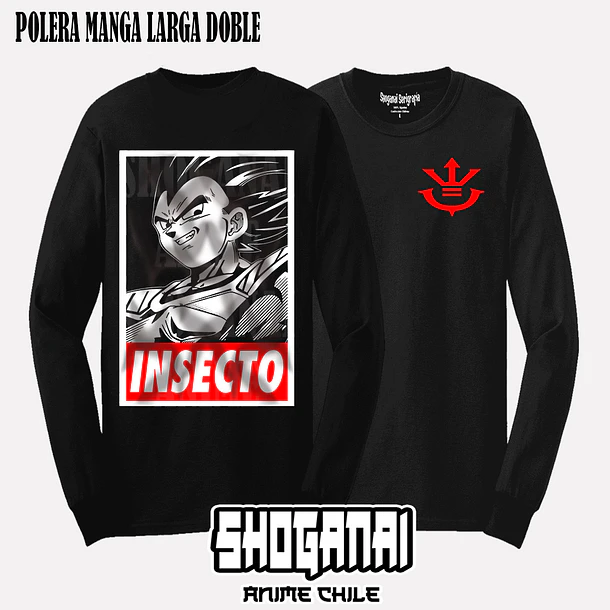 DB14 Vegeta - DRAGON BALL - ADULTO (Polera o Polerón) 4