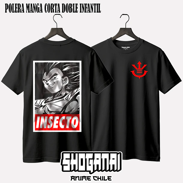 DB14 Vegeta - DRAGON BALL - INFANTIL (Polera o Polerón) 2