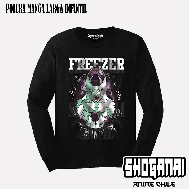 DB16 Freezer - DRAGON BALL - INFANTIL (Polera o Polerón) 3