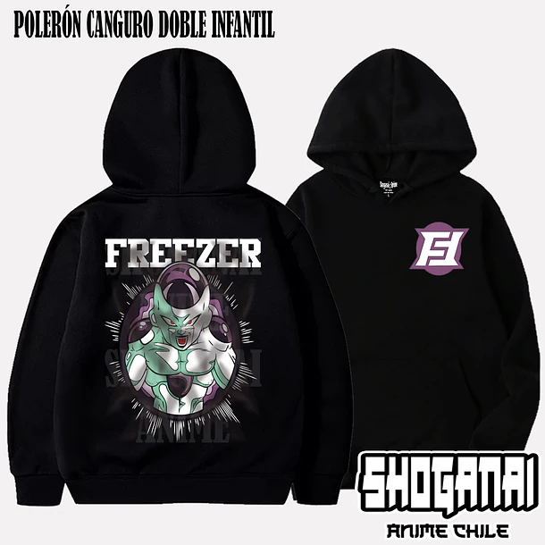 DB16 Freezer - DRAGON BALL - INFANTIL (Polera o Polerón) 5