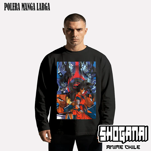 DB18 Goku y Vegeta - DRAGON BALL - ADULTO (Polera o Polerón) 3