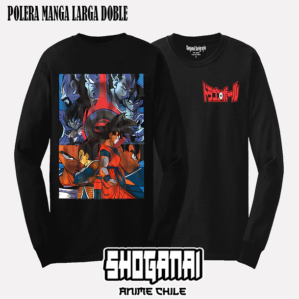 DB18 Goku y Vegeta - DRAGON BALL - ADULTO (Polera o Polerón) 4