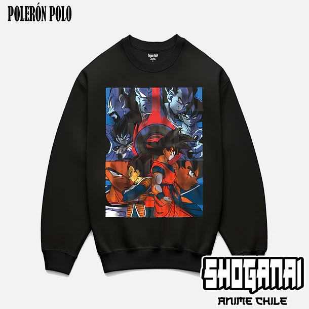 DB18 Goku y Vegeta - DRAGON BALL - ADULTO (Polera o Polerón) 6