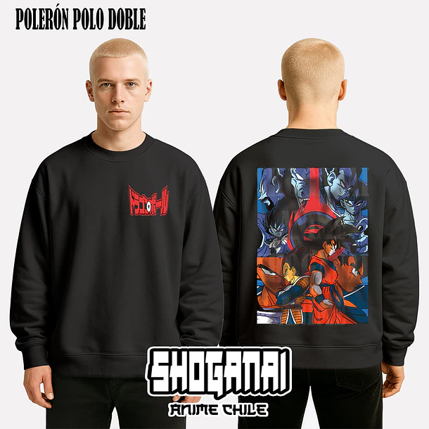 DB18 Goku y Vegeta - DRAGON BALL - ADULTO (Polera o Polerón) 7